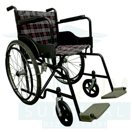 Folding Wheelchair Chrome