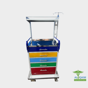 Crash Trolley Metal With Multi Lockable Drawers