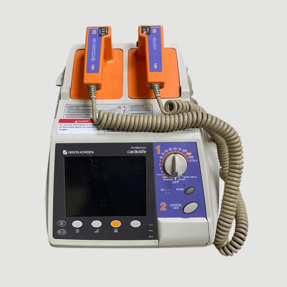 Nihon Kohden Cardiolife TEC-5521 Defibrillator | Japanese Quality
