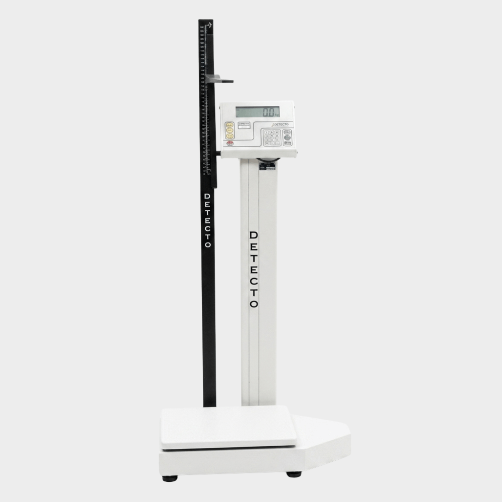 Detecto Digital Physician Scale with Height Rod (Stadiometer Scale)