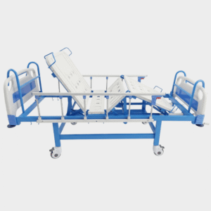 Manual premium Full Fowler bed with Imported mesh Imported side guards Imported wheels