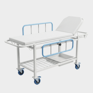 Stretcher with side guards, cylinder option and mesh