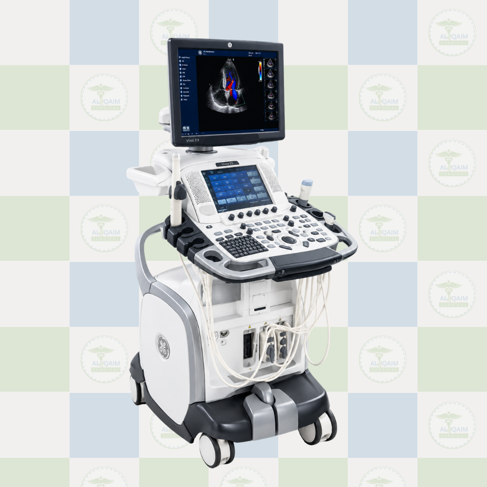 GE Vivid E9 Color Doppler (Refurbished) Ultrasound Machine